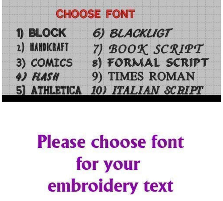 Personalized embroidered Chef Hat Custom Name